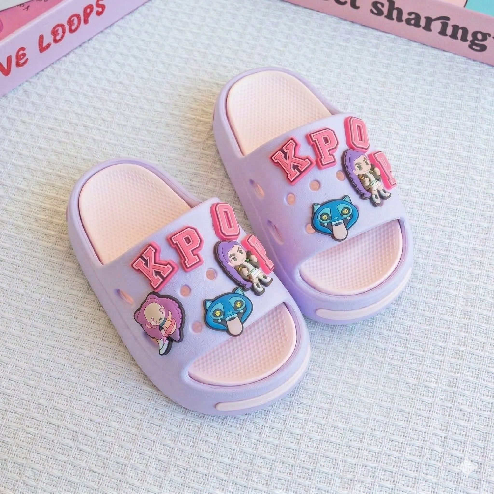 KPop Kids Slippers – Ages 2–10