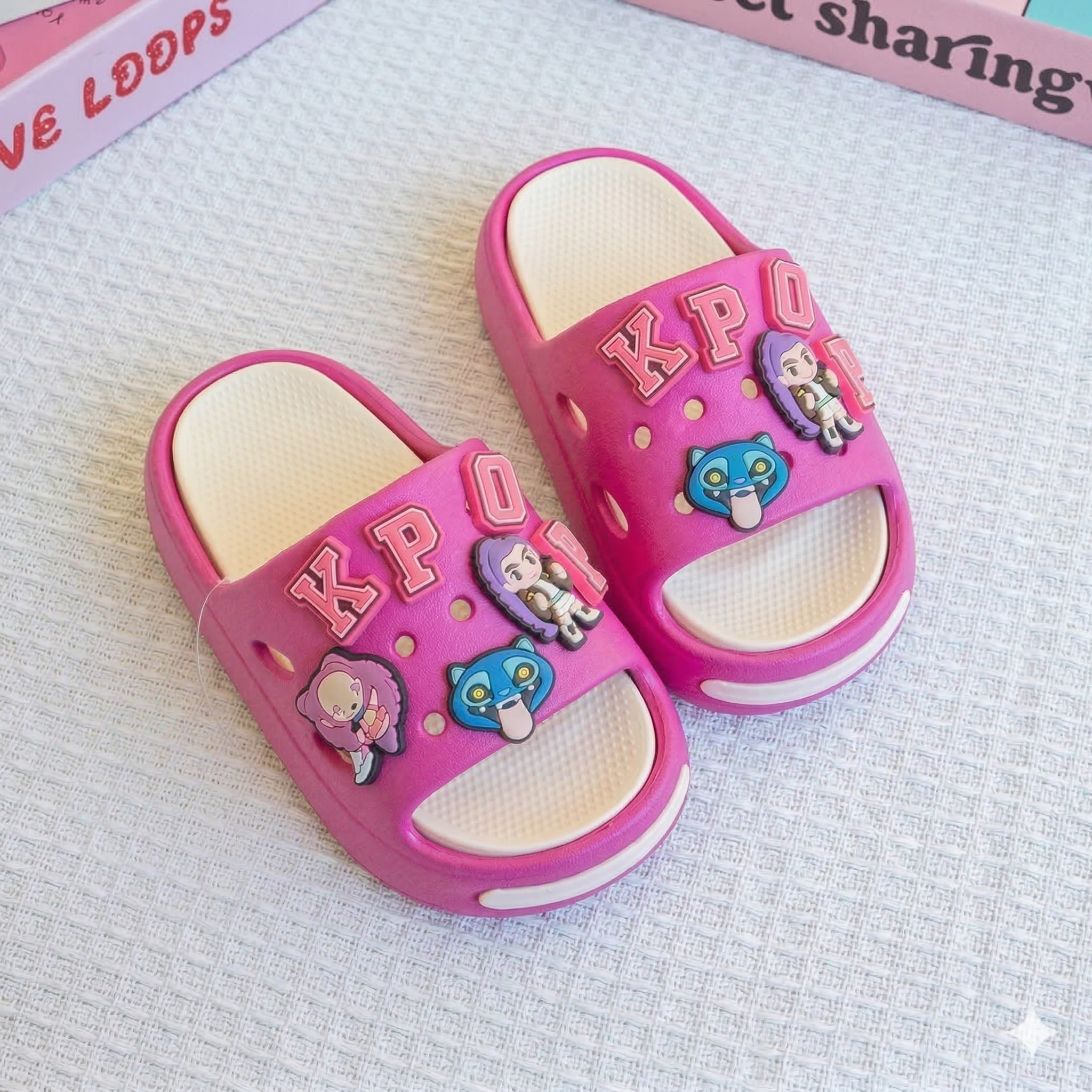 KPop Kids Slippers – Ages 2–10