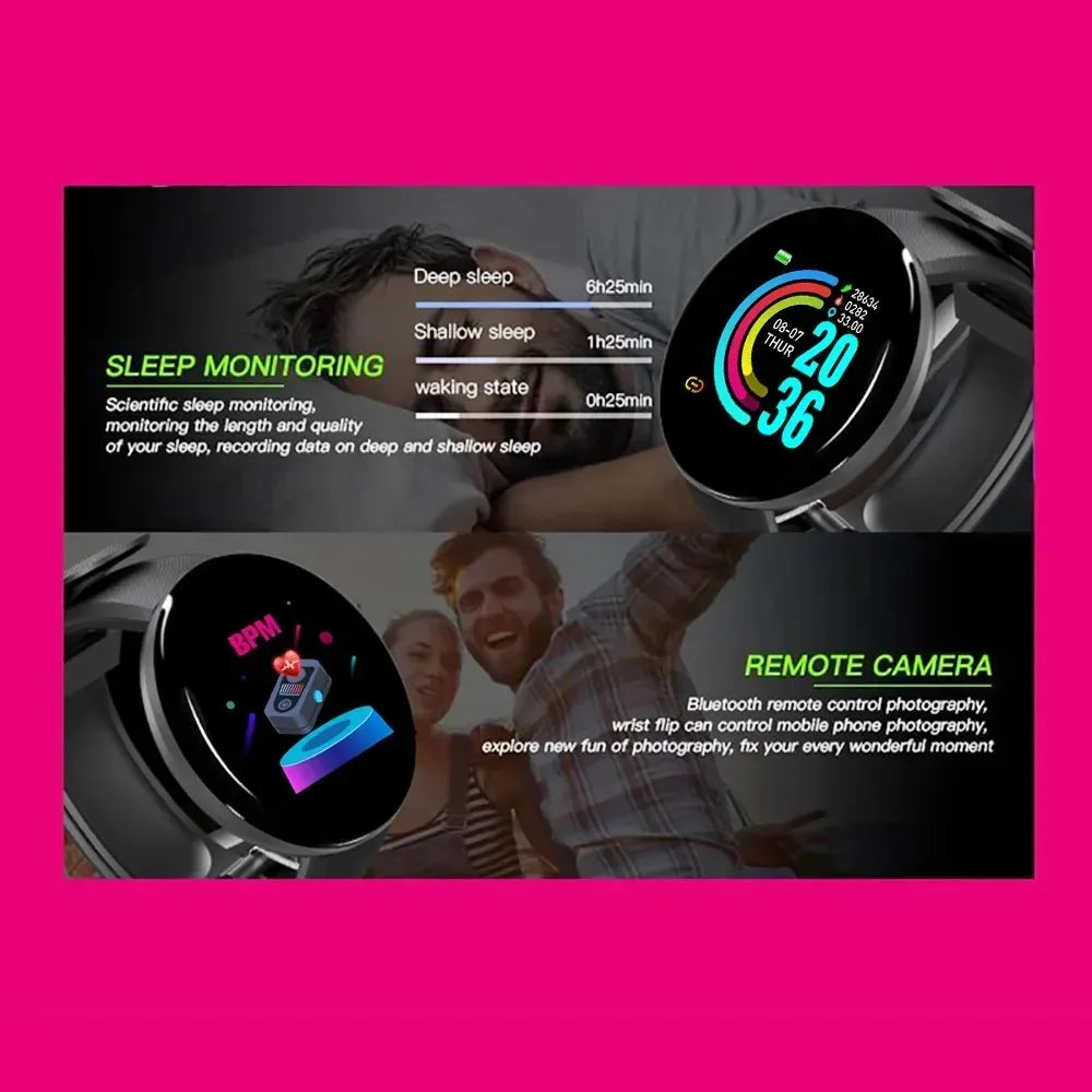 Smartwatch Fitness Tracker with Heart Rate Monitor - PW PitStop