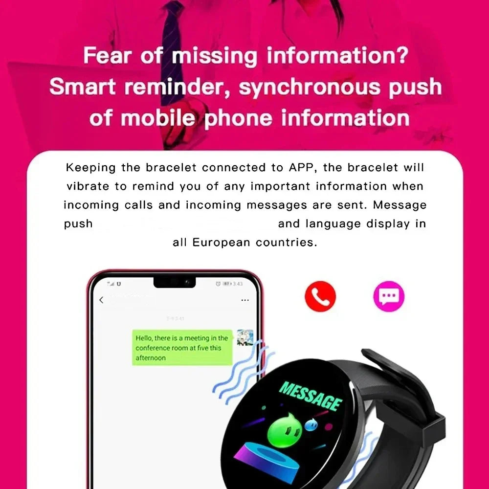 Smartwatch Fitness Tracker with Heart Rate Monitor - PW PitStop