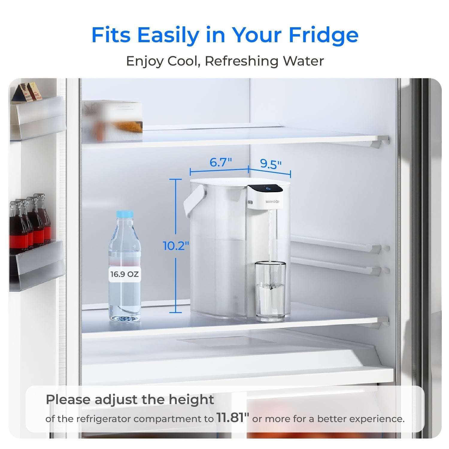 Waterdrop Electric Water Filter, ED01 Countertop Water Filtration System - PW PitStop