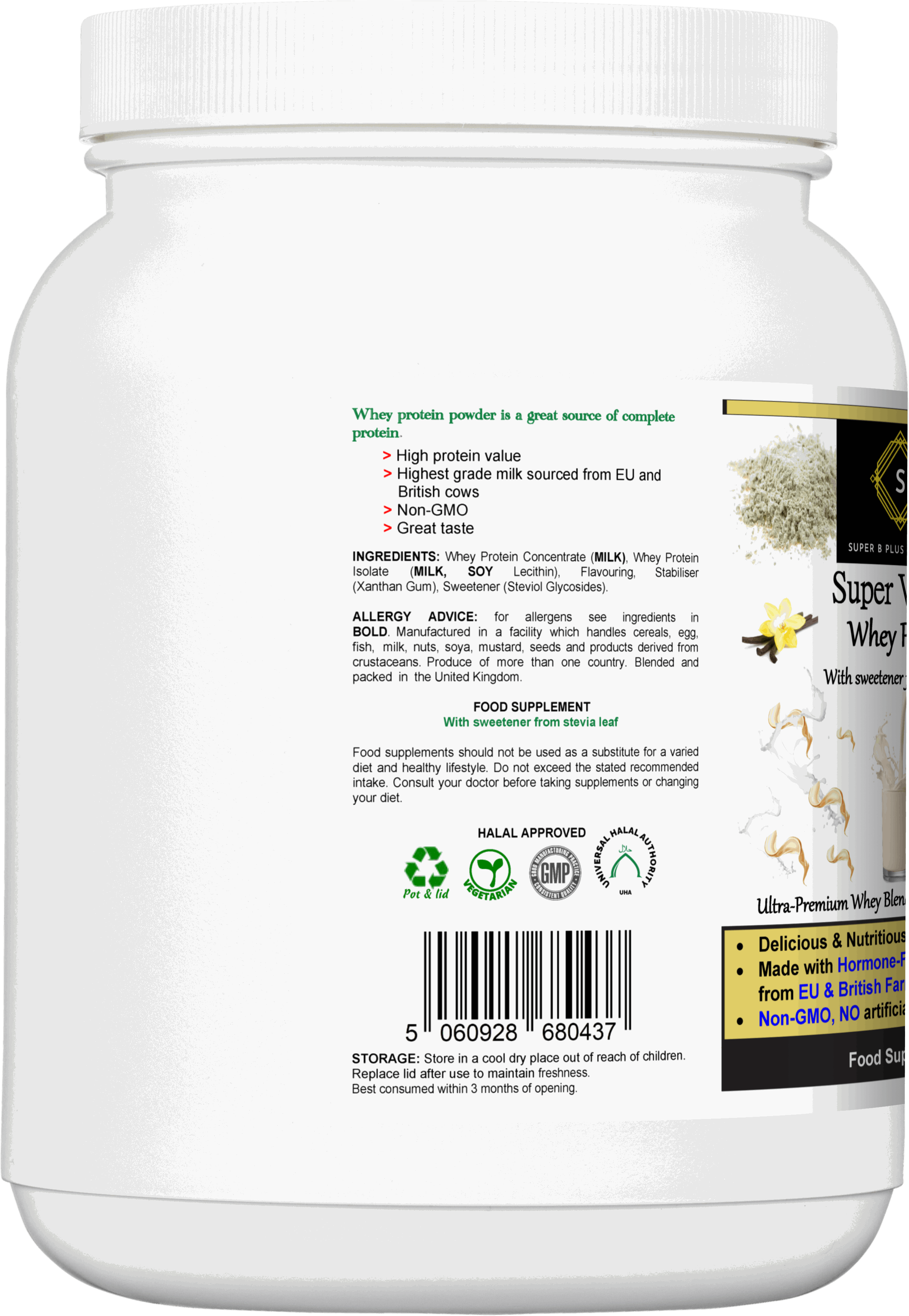 Super Vanilla Whey Protein - PW PitStop