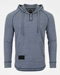 ZIMEGO Mens Long Sleeve Lightweight Hooded Henley – Color Block Pullover Hoodie  for Casual Gym Workout Travel