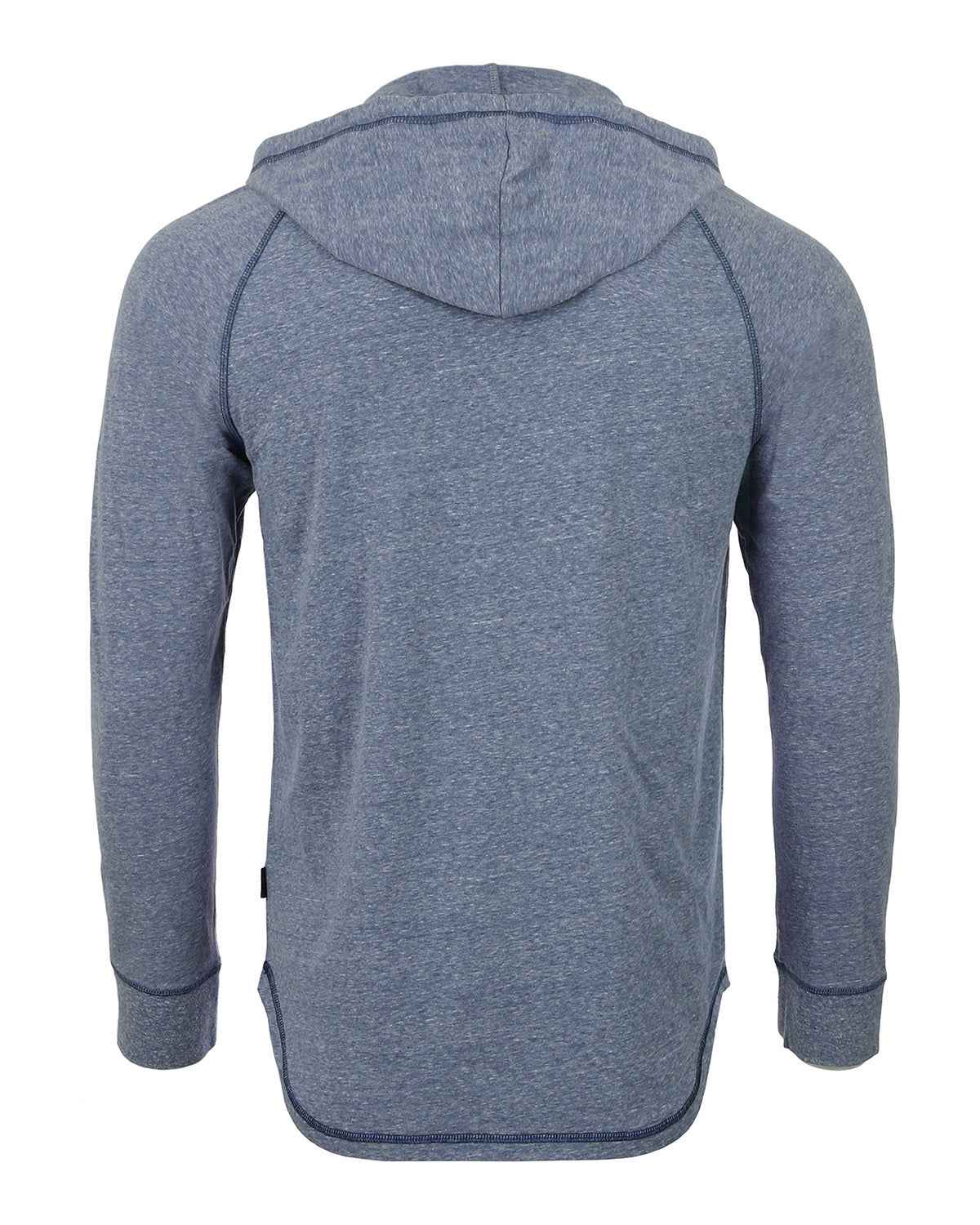 ZIMEGO Mens Long Sleeve Lightweight Hooded Henley – Color Block Pullover Hoodie  for Casual Gym Workout Travel