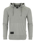 ZIMEGO Men's Pigment Dyed Hoodie - Athletic V Neck Long Sleeve Henley Pullover Shirt