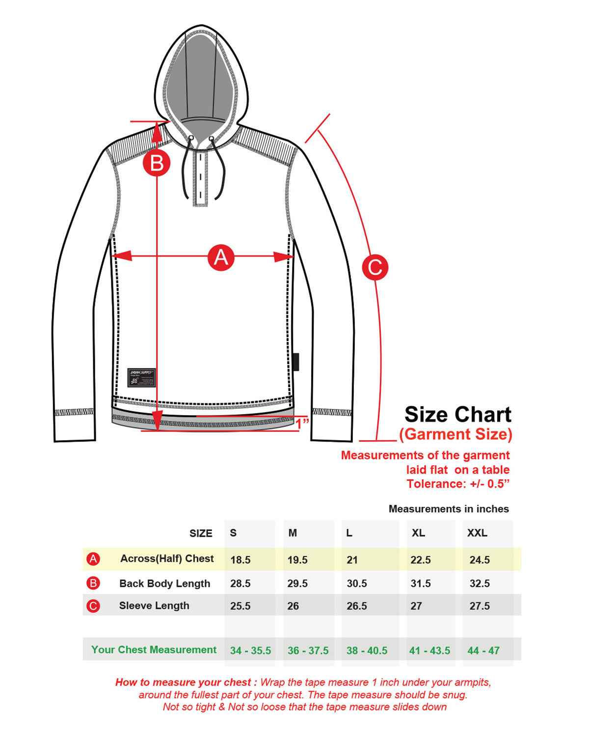 Lightweight Thermal Hoodie Long Sleeve Henley (Charcoal)