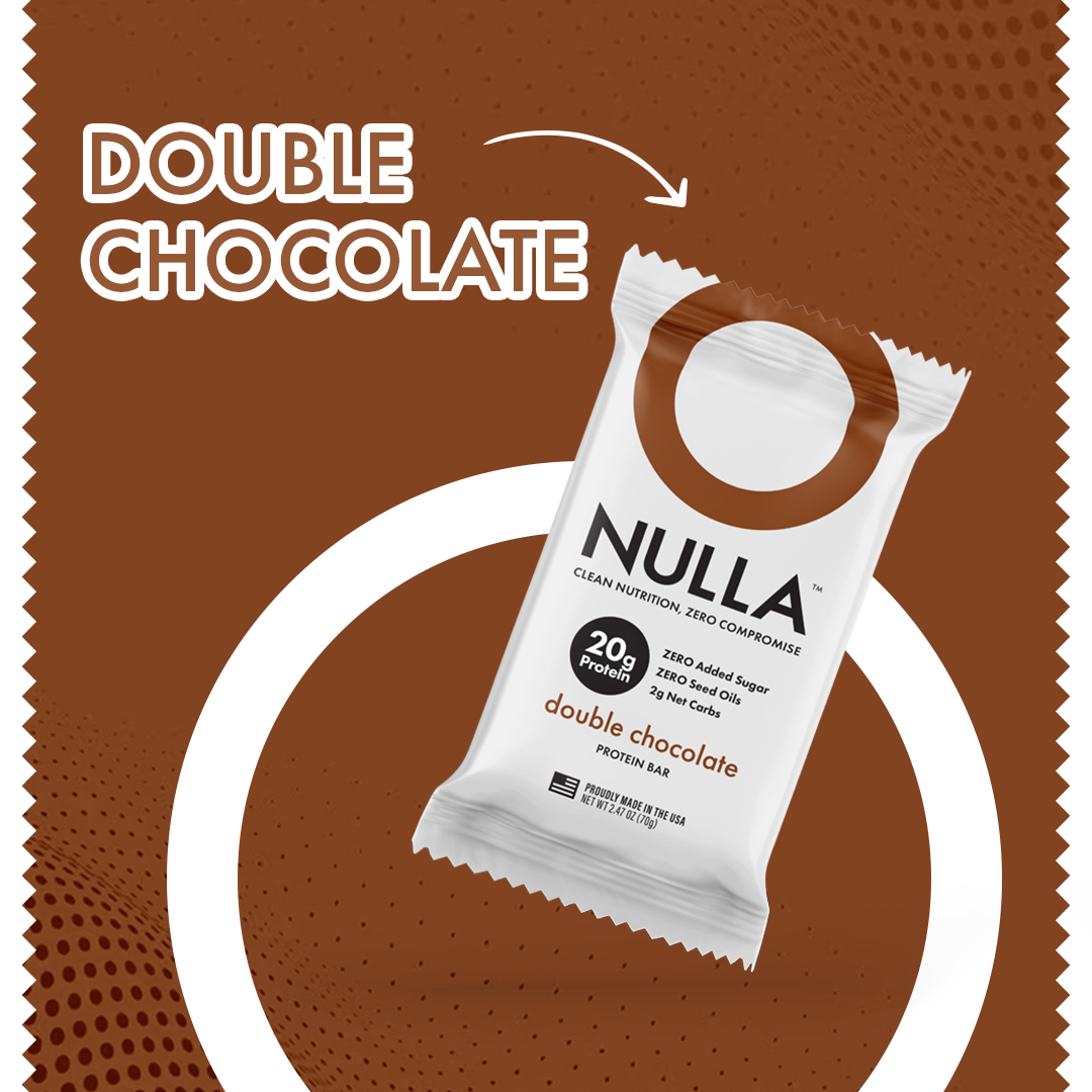 CleanForm Nutrition Nulla Protein Bar - 2 Flavors - Box of 12 - PW PitStop