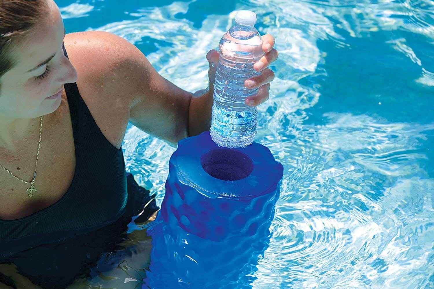 WOW Watersports Dipped Foam Pool Noodle 6.5" with Cup Holder
