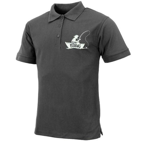 Mens "Gone Fishing" Polo Shirt - PW PitStop