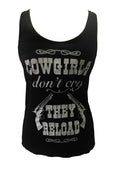 COWGIRLS DON'T CRY THEY RELOAD TANK TOP