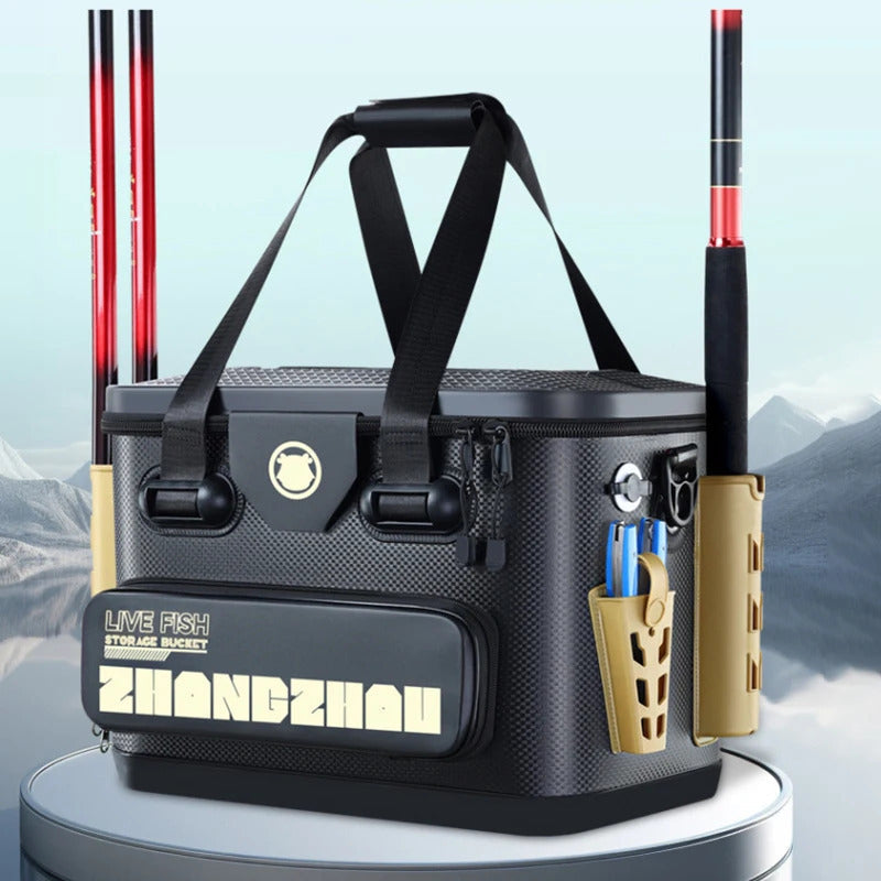 Fishing Barrel EVA Live Fish Storage Box - PW PitStop