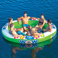 WOW Watersports Floating 6 Person Stadium Islander Water Lounge and Island