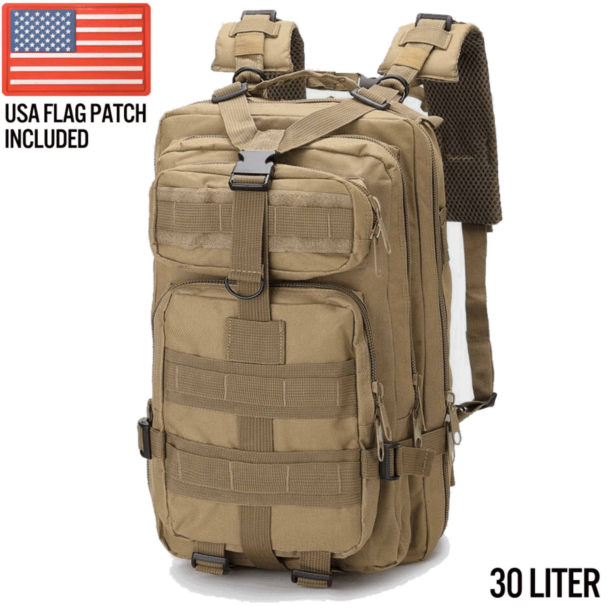 XGear Tactical Small 30L Tactical Backpack Survival Bag - PW PitStop