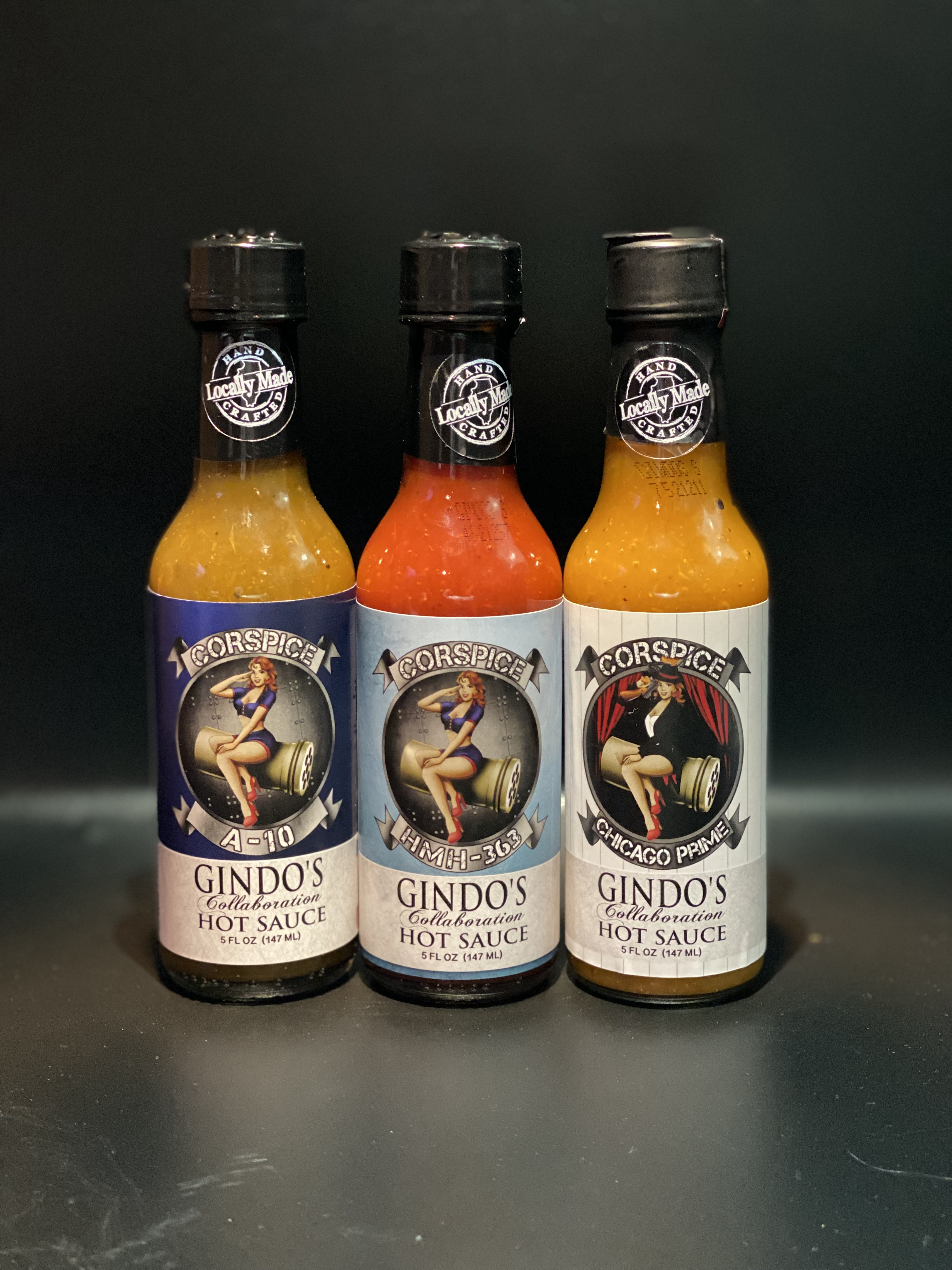 3 pack of Hot Sauce
