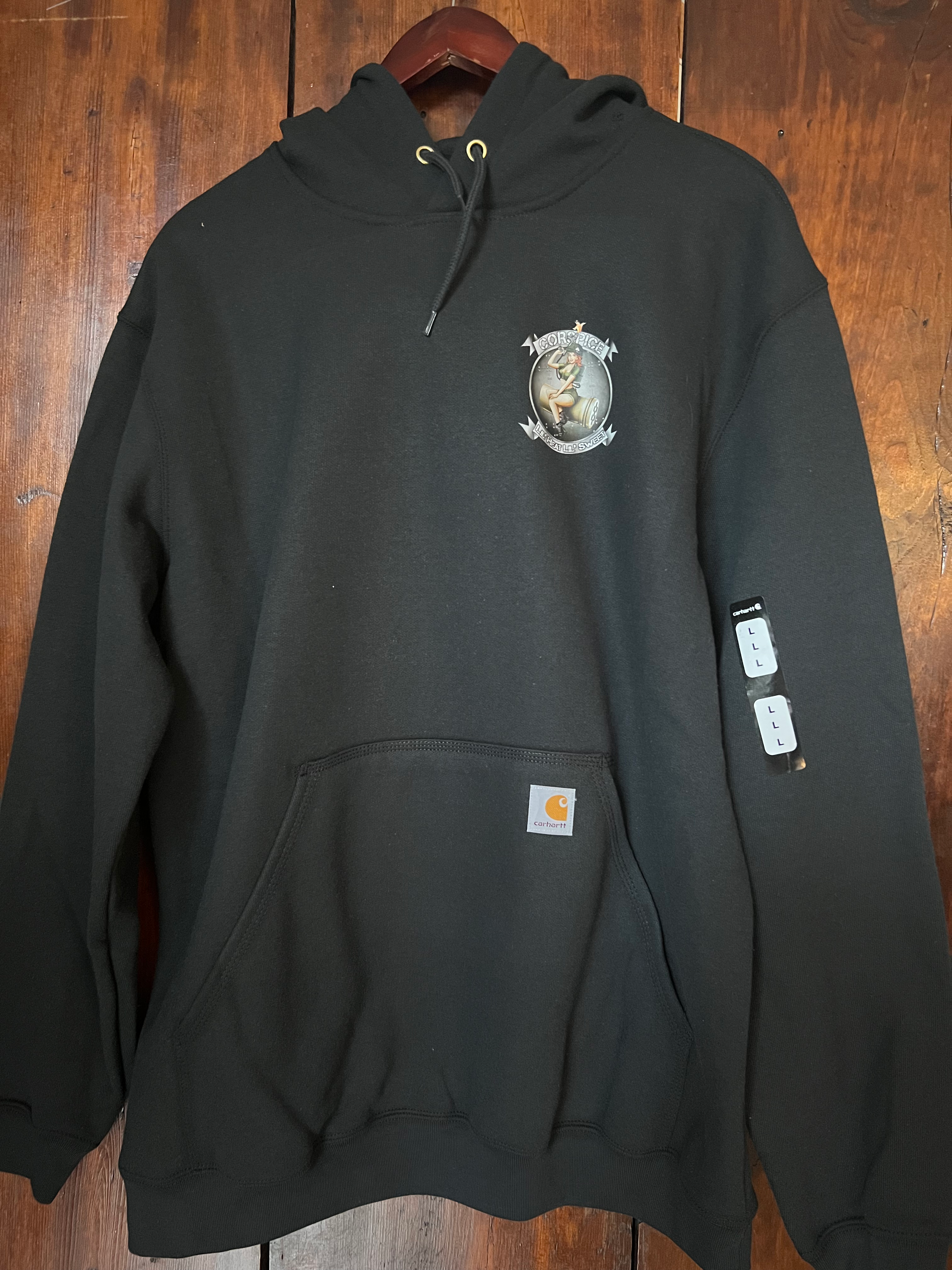 Lil Heat Lil sweet logo hoodie