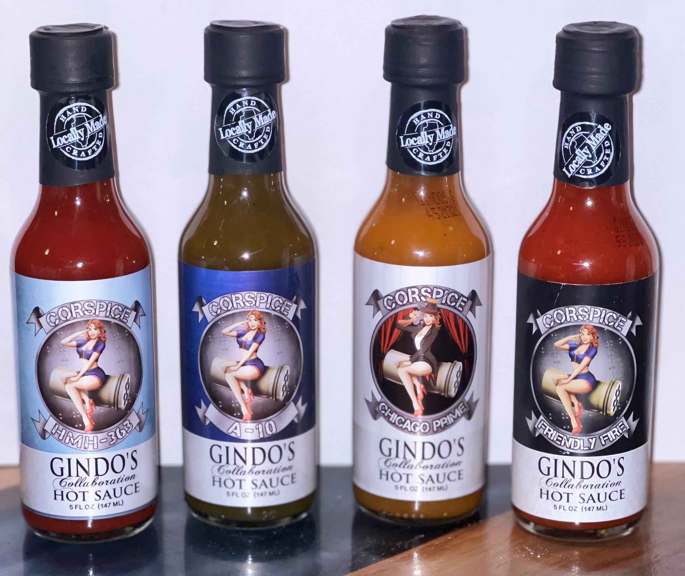 4 Pack of Hot Sauce