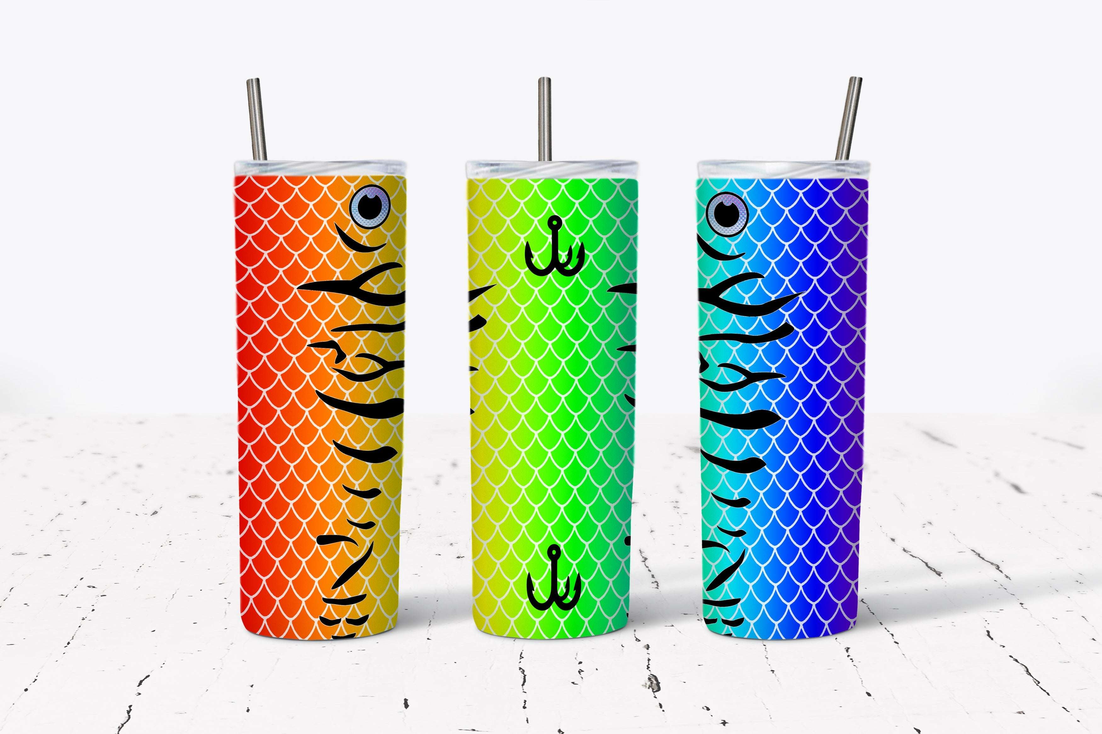 Fishing Lure Stainless Steel Tumbler Hot/Cold Thermos - PW PitStop