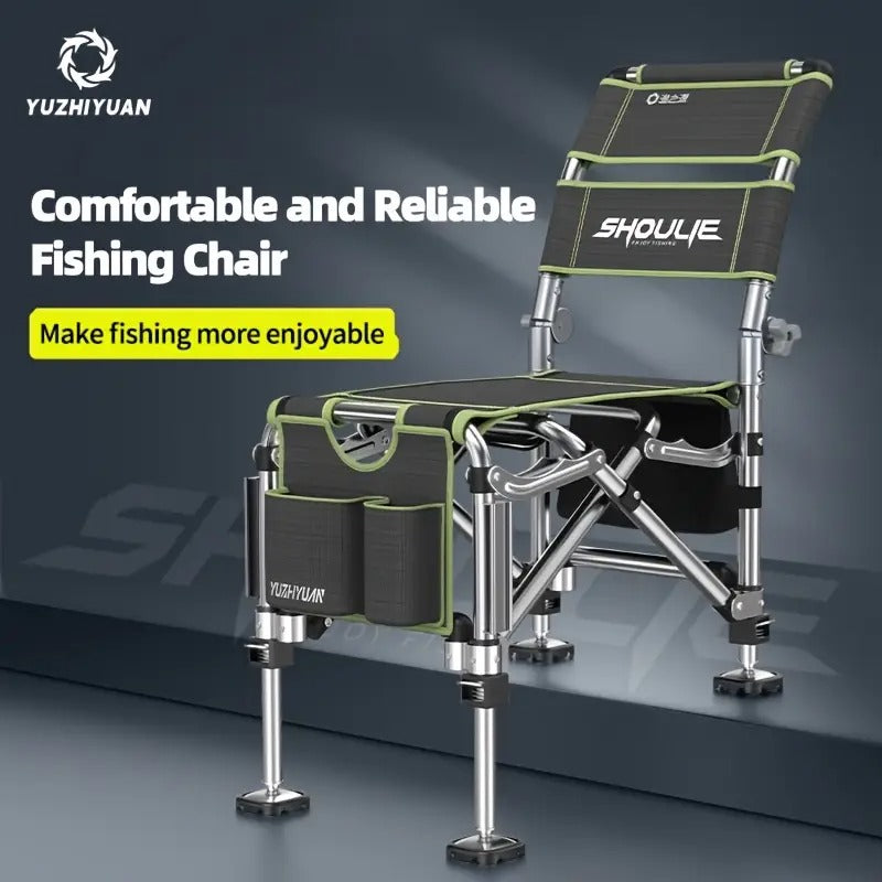 Fishing Chair Adjustable Legs Backrest Foldable Design - PW PitStop