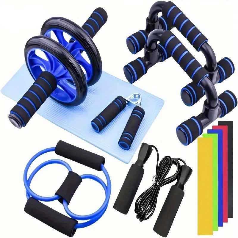 Abdominal Fitness Wheel Set Home Training (12pcs)
