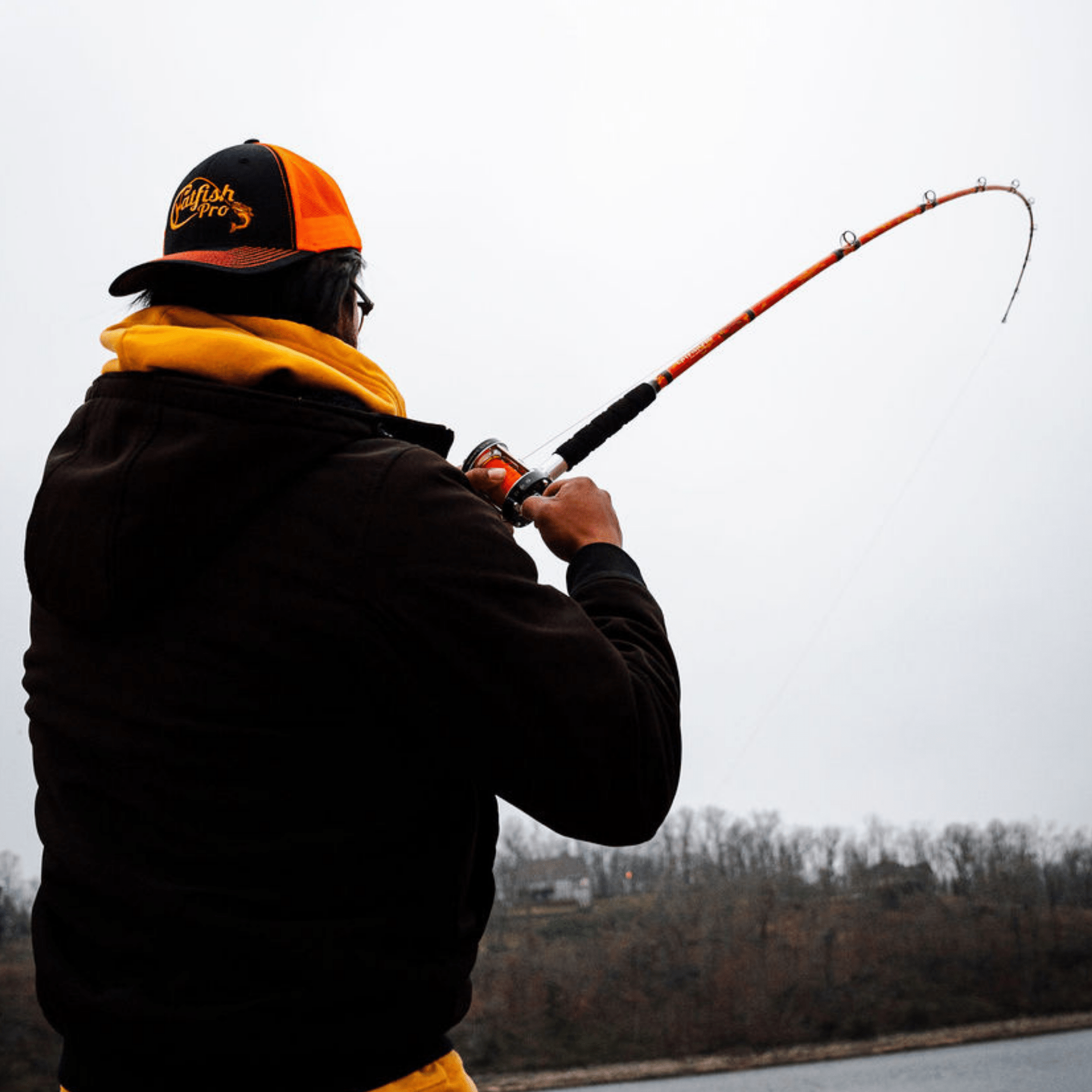 Orange Dragon Fire Casting Glow Rod - PW PitStop