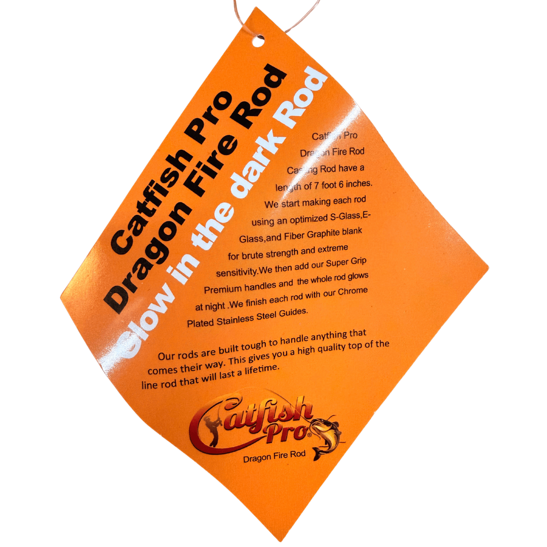 Orange Dragon Fire Casting Glow Rod - PW PitStop