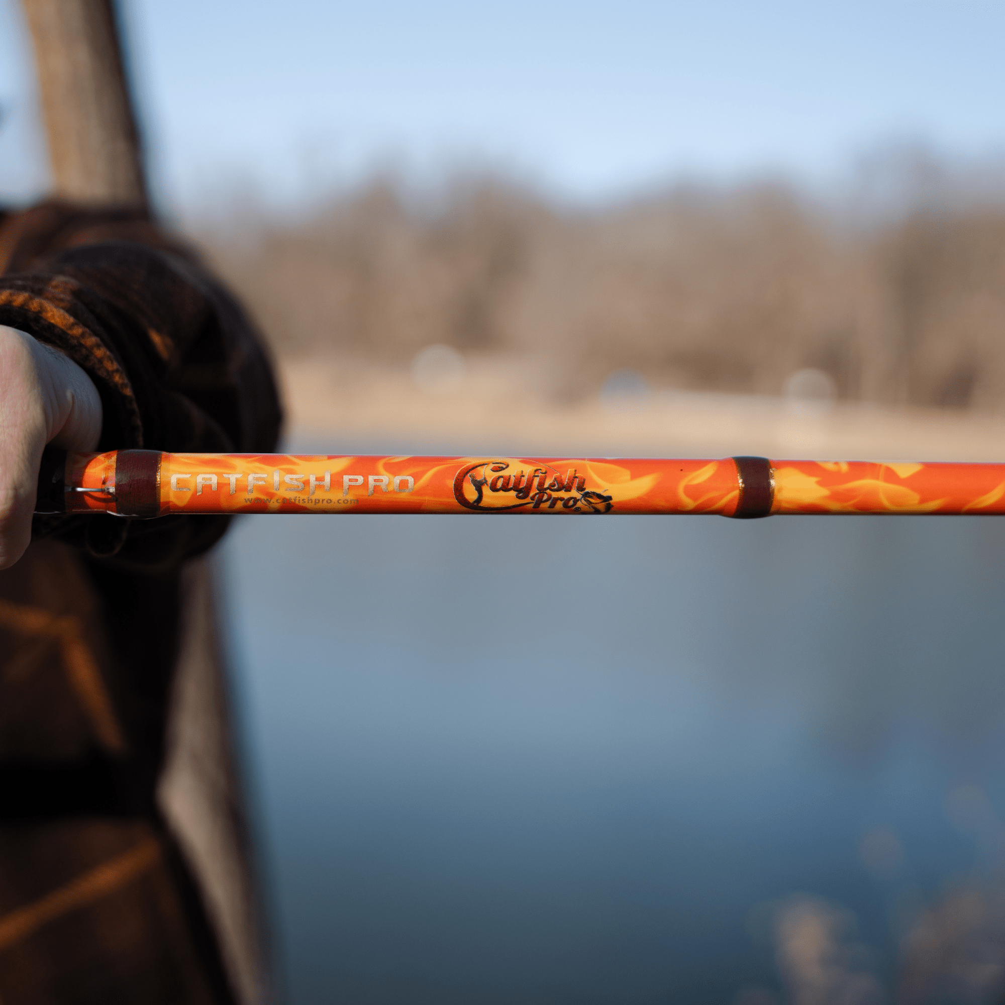 Orange Dragon Fire Casting Glow Rod - PW PitStop