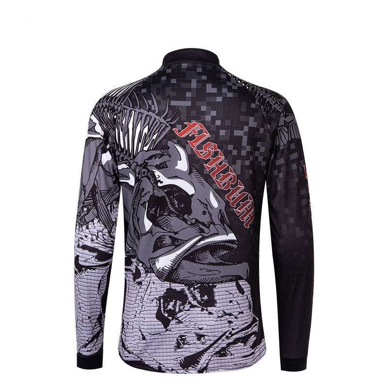 Fishing t-shirt men Long Sleeve Sun Protection ANTI-UV  personalize jersey for fishing quick dry breathable fishing shirts - PW PitStop