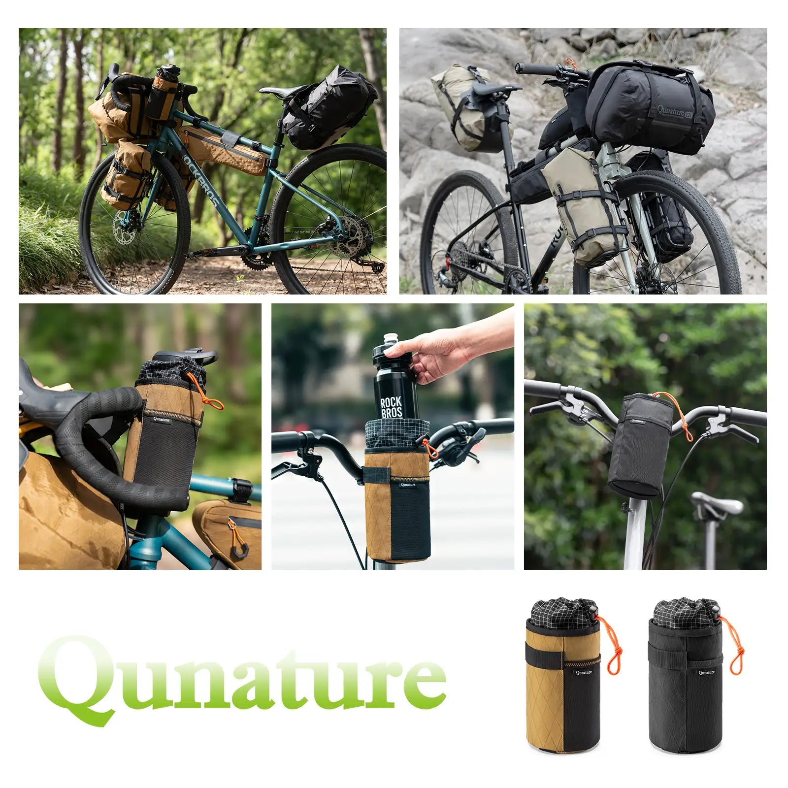 Cold Insulation Water Bottle Holder Bag for Bikepacking 1L - PW PitStop