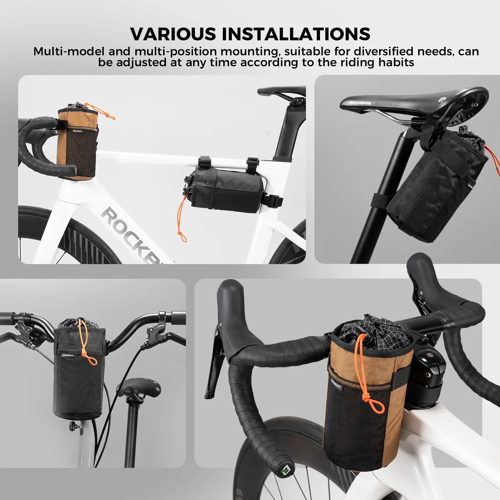 Cold Insulation Water Bottle Holder Bag for Bikepacking 1L - PW PitStop