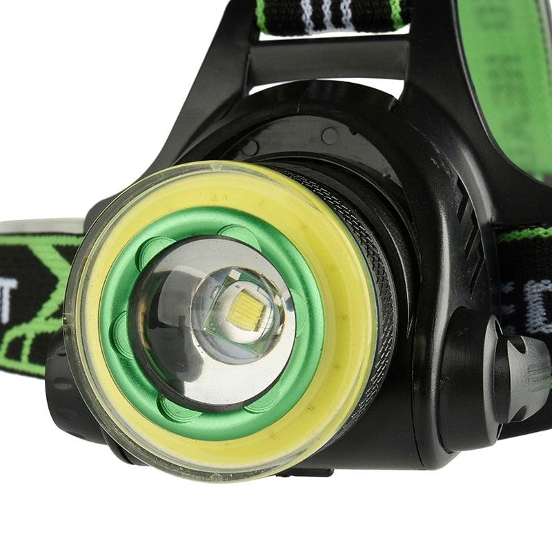 Rechargeable Adjustable 10000LM Led Headlamp Micro USB Charger Flashlight Head Lamp Portable Light Torch Flashlight For Night Work Camping Hiking  Walking - PW PitStop