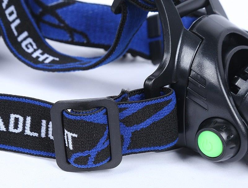 Rechargeable Adjustable 10000LM Led Headlamp Micro USB Charger Flashlight Head Lamp Portable Light Torch Flashlight For Night Work Camping Hiking  Walking - PW PitStop