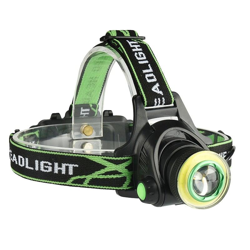 Rechargeable Adjustable 10000LM Led Headlamp Micro USB Charger Flashlight Head Lamp Portable Light Torch Flashlight For Night Work Camping Hiking  Walking - PW PitStop