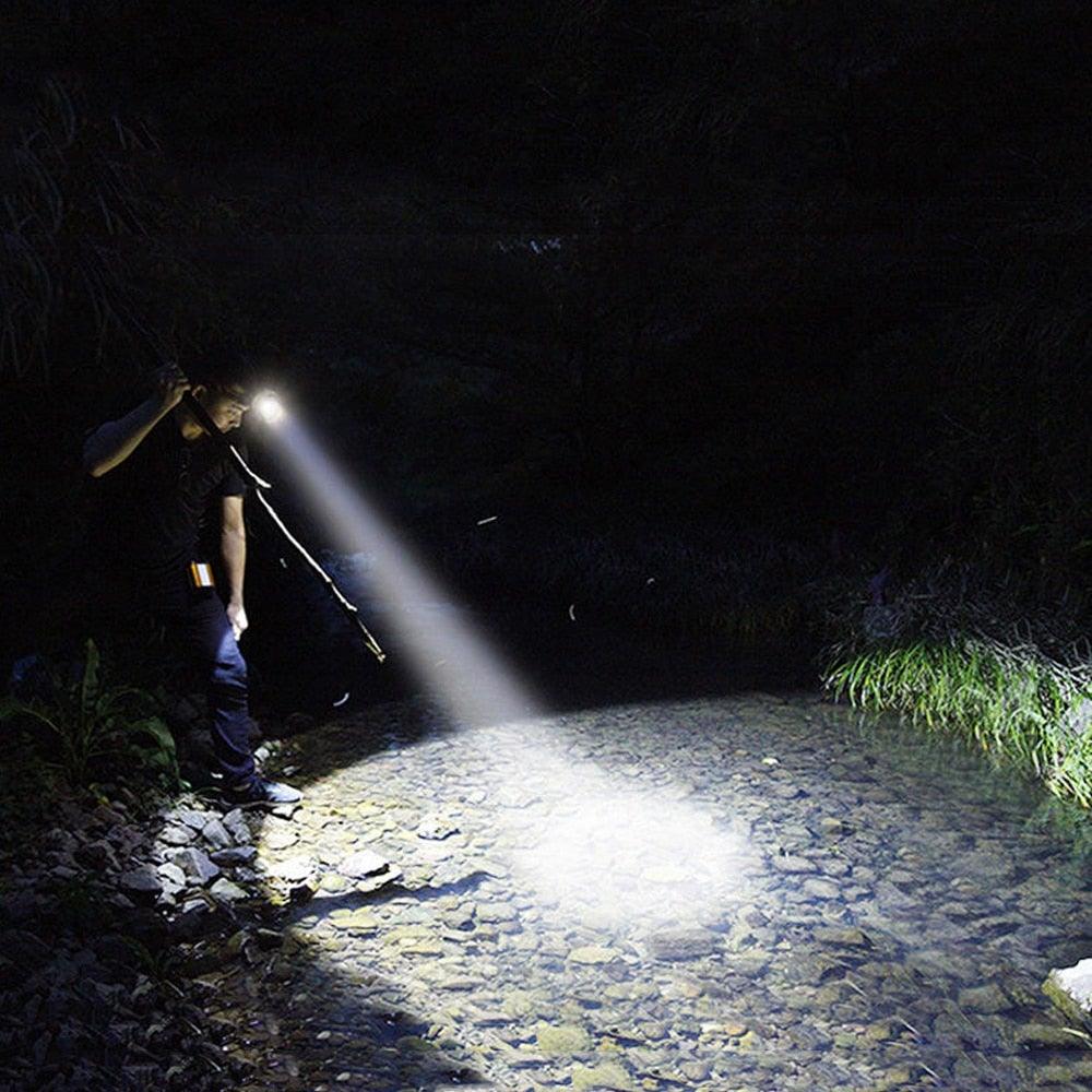 Rechargeable Super Bright High Lumen  Strong Light LED Head-Mounted Headlamp Waterproof Long-Range Flashlight For Outdoor Camping Household Riding  Night Fishing Headlight - PW PitStop