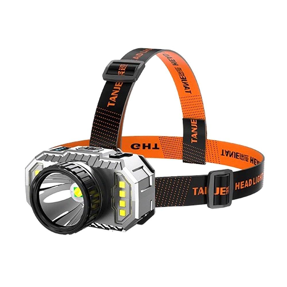 Rechargeable Super Bright High Lumen  Strong Light LED Head-Mounted Headlamp Waterproof Long-Range Flashlight For Outdoor Camping Household Riding  Night Fishing Headlight - PW PitStop