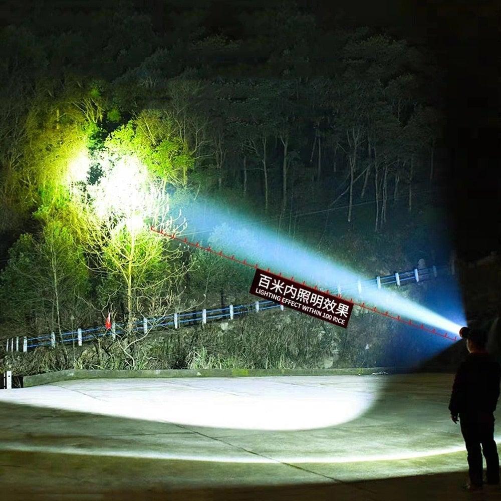 Rechargeable Super Bright High Lumen  Strong Light LED Head-Mounted Headlamp Waterproof Long-Range Flashlight For Outdoor Camping Household Riding  Night Fishing Headlight - PW PitStop