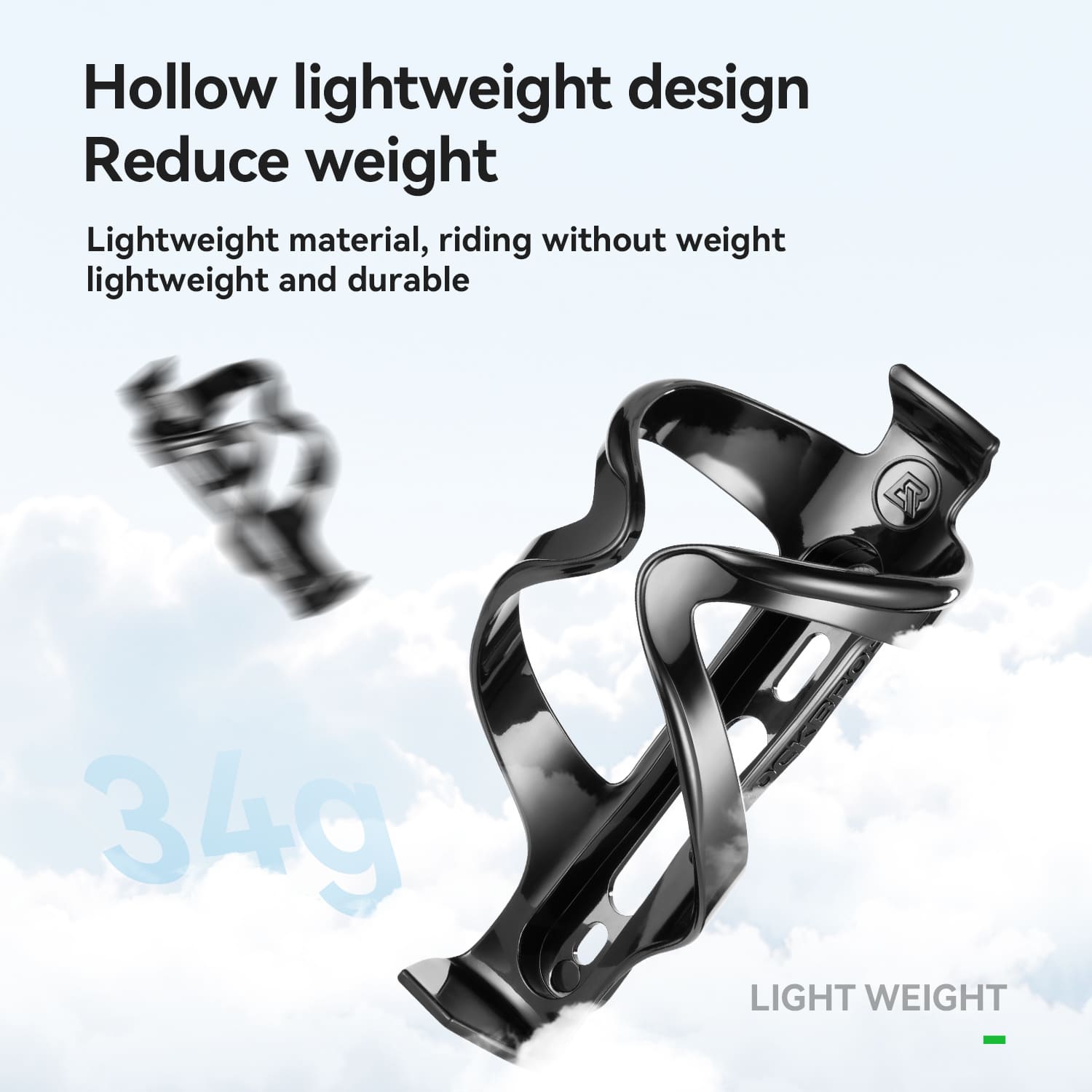 Lightweight High-Strength PC Bicycle Water Bottle Cage - PW PitStop