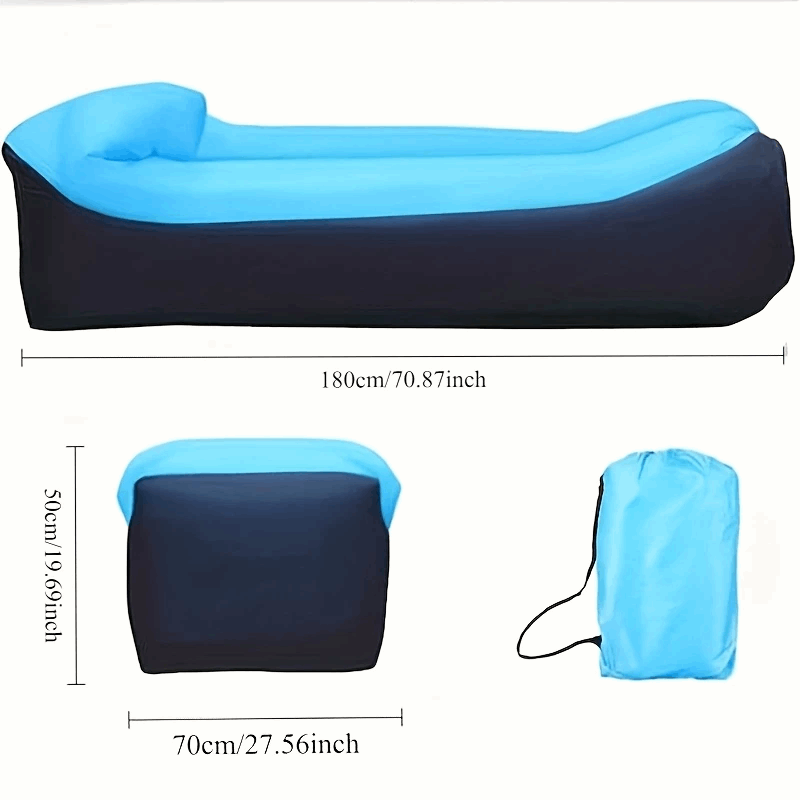 Inflatable Outdoor Sofa with Pillow for Camping - PW PitStop