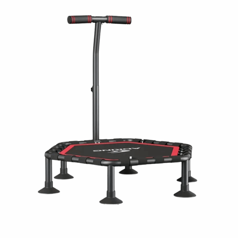 Indoor Fitness Trampoline with Handrail - PW PitStop