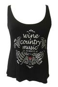 WINE AND COUNTRY MUSIC TANK TOP